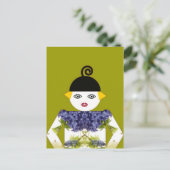 Ms Martzkinブルーミングポストカード© 2012 M. Martz ポストカード (スタンド正面)