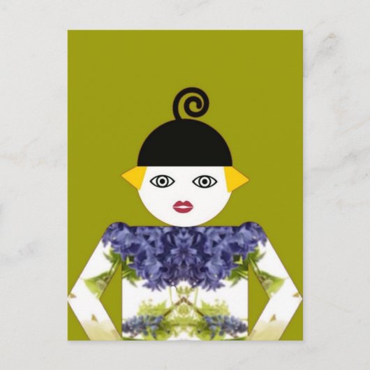 Ms Martzkinブルーミングポストカード© 2012 M. Martz ポストカード (正面)