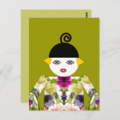 Ms Martzkinブルーミングポストカード© 2012 M. Martz ポストカード (正面/裏面)