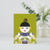 Ms Martzkinブルーミングポストカード© 2012 M. Martz ポストカード (スタンド正面)