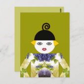 Ms Martzkinブルーミングポストカード© 2012 M. Martz ポストカード (正面/裏面)