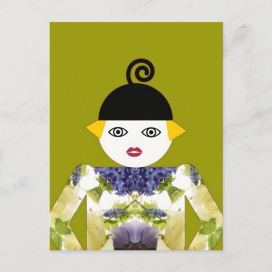 Ms Martzkinブルーミングポストカード© 2012 M. Martz ポストカード (正面)