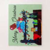 MS. MOUSE MAKES A SANTA HAT ジグソーパズル (縦)