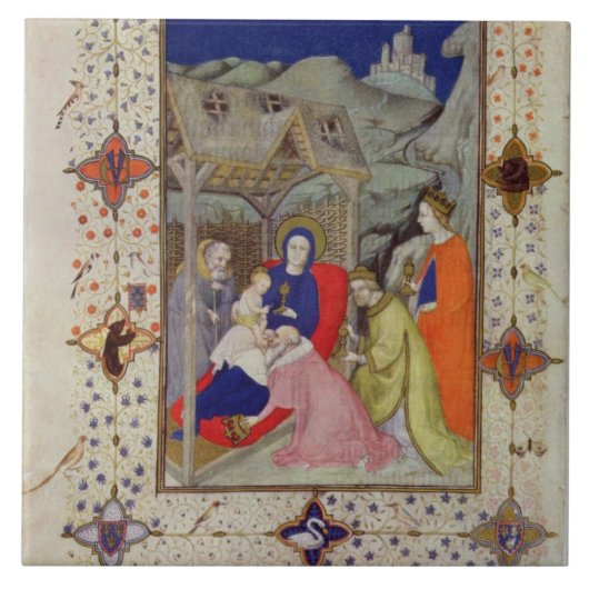 MS Notre Dameの11060-11061時間: Sexte、Adorati タイル (正面)