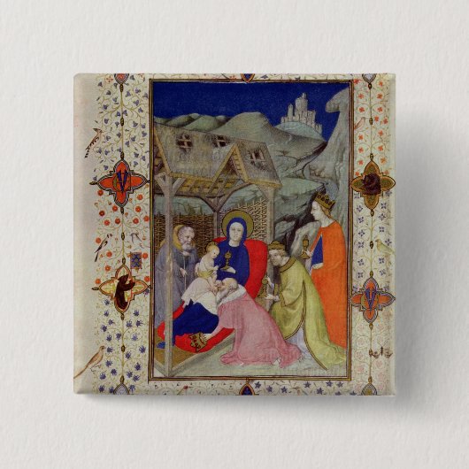 MS Notre Dameの11060-11061時間: Sexte、Adorati 缶バッジ (正面)