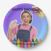 Ms.Rachel Custom Birthday Plates  ペーパープレート (正面)