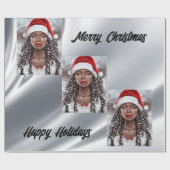 Ms Santa Wrapping紙 ラッピングペーパー (フラット)