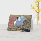 Ms Snoop誕生日カスタマイズ- カード (黄色い花)