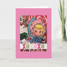 Ms Suzyスキーおもしろいノートカード シーズンカード