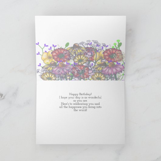 Ms Taylor Birthday Card カード (内部)