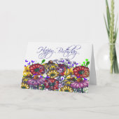 Ms Taylor Birthday Card カード (正面)