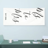 Ms to Mrsブライダルシャワーバナー 横断幕 (トレードショー)