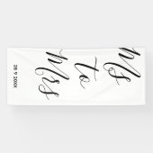 Ms to Mrsブライダルシャワーバナー 横断幕 (横)