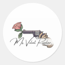 Ms. Velvet Revolver Brand Logo 2025 ラウンドシール
