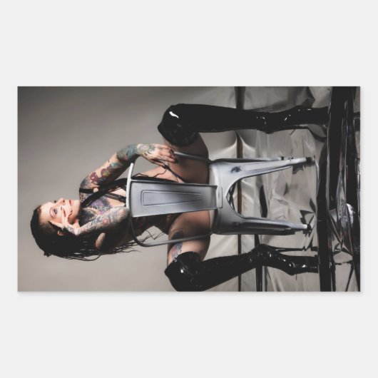 Ms. Velvet Revolver Brand Logo 2025 長方形シール (正面)