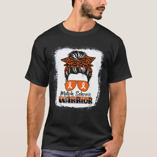 Ms Warrior多発性硬化症認識度メージーブン Tシャツ (正面)