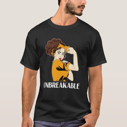 MS Warrior多発性硬化症認識度月 Tシャツ (正面)
