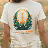 MS Warrior、ヨガ恋人、多発性硬化症サポート トライブレンドＴシャツ