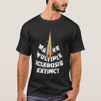 Ms Warrior Ms Fighter Ms Diのための多発性硬化症 Tシャツ