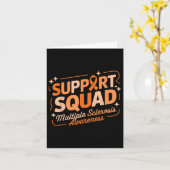Ms Warrior Ms Support Squad Multiple Clerosis Awa カード (黄色い花)