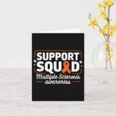 Ms Warrior Ms Support Squad Multiple Clerosis Awa カード (黄色い花)