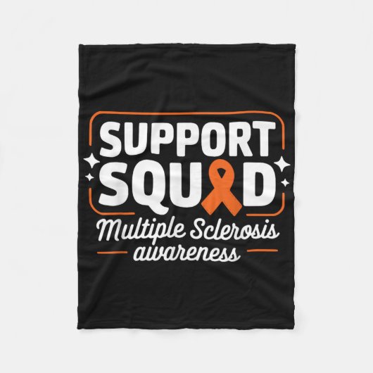 Ms Warrior Ms Support Squad Multiple Clerosis Awa フリースブランケット (正面)