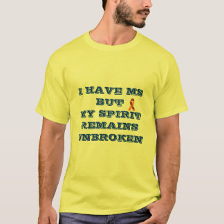 MSBUTMYの精神REMAINSUNBROKENを持って下さい Tシャツ