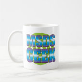 MSDSのギークv3 コーヒーマグカップ (左)