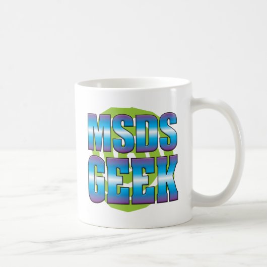 MSDSのギークv3 コーヒーマグカップ (右)