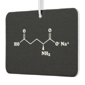 MSGグルタミン酸ナトリウム分子化学式 カーエアーフレッシュナー (左)