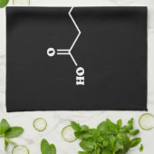 MSGグルタミン酸ナトリウム分子化学式 キッチンタオル (折り畳み)