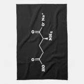 MSGグルタミン酸ナトリウム分子化学式 キッチンタオル (縦)