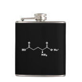 MSGグルタミン酸ナトリウム分子化学式 フラスク (正面)