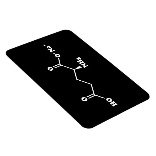 MSGグルタミン酸ナトリウム分子化学式 マグネット (右側)