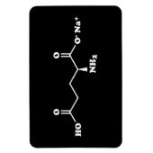 MSGグルタミン酸ナトリウム分子化学式 マグネット (縦)