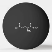 MSGグルタミン酸ナトリウム分子化学式 卓球ボール (裏面)