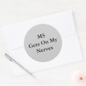 MSGets on MyNerses ラウンドシール (封筒)