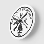 MSIの時計 ラウンド壁時計 (傾斜)