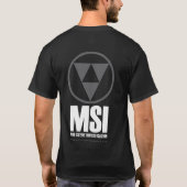 MSI -泥場面調査 Tシャツ (裏面)