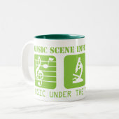 MSI: 顕微鏡アイコンマグ ツートーンマグカップ (正面左)