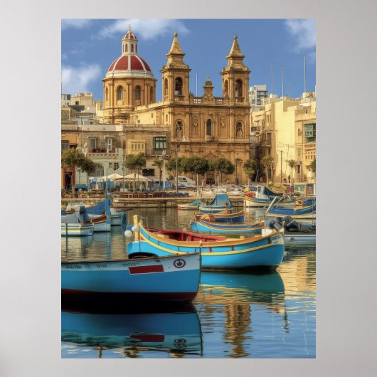 Msida Malta旅行ポスター ポスター (正面)