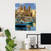 Msida Malta旅行ポスター ポスター (ホームオフィス)