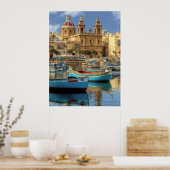 Msida Malta旅行ポスター ポスター (キッチン)