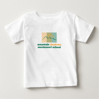 MSMSの幼児はショートさせます袖のワイシャツ(大きいロゴ)を ベビーTシャツ
