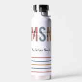 MSNカスタム看護学修士課程 ウォーターボトル (左面)