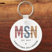 MSNカスタム看護学修士課程 キーホルダー (正面)