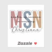 MSNカスタム看護学修士課程 シール (シート)