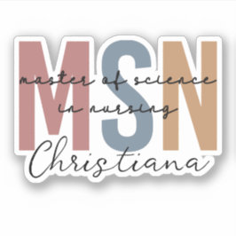 MSNカスタム看護学修士課程 シール