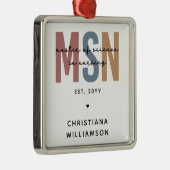 MSNカスタム看護学修士課程 メタルオーナメント (右)