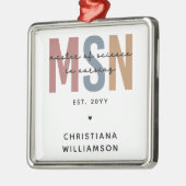 MSNカスタム看護学修士課程 メタルオーナメント (左)